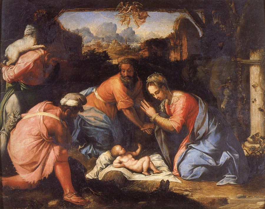 Francesco Salviati The Adoration of the Shepherds
